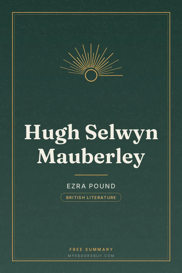 Cover of Hugh Selwyn Mauberley