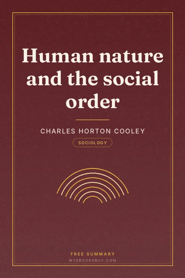 Cover of Human nature and the social order