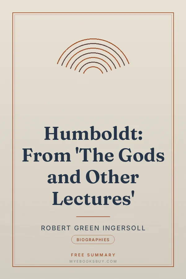 Cover of Humboldt: From 'The Gods and Other Lectures'