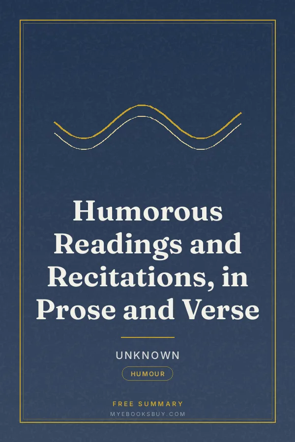 Cover of Humorous Readings and Recitations, in Prose and Verse