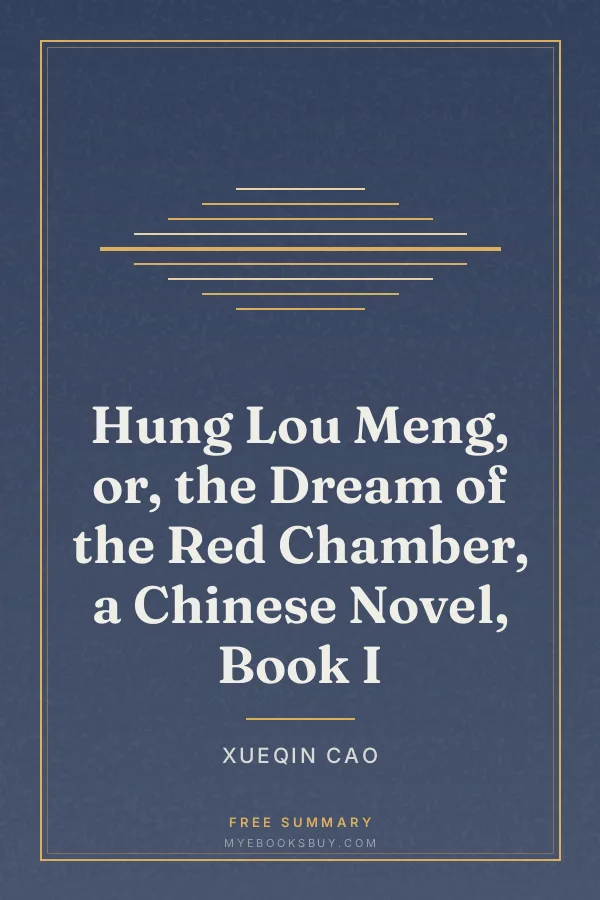 Cover of Hung Lou Meng, or, the Dream of the Red Chamber, a Chinese Novel, Book I