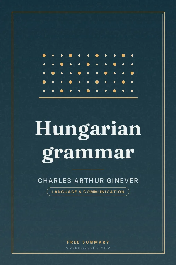 Cover of Hungarian grammar