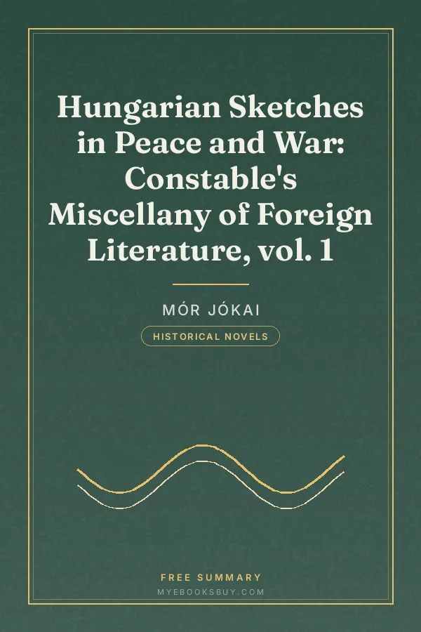 Cover of Hungarian Sketches in Peace and War: Constable's Miscellany of Foreign Literature, vol. 1