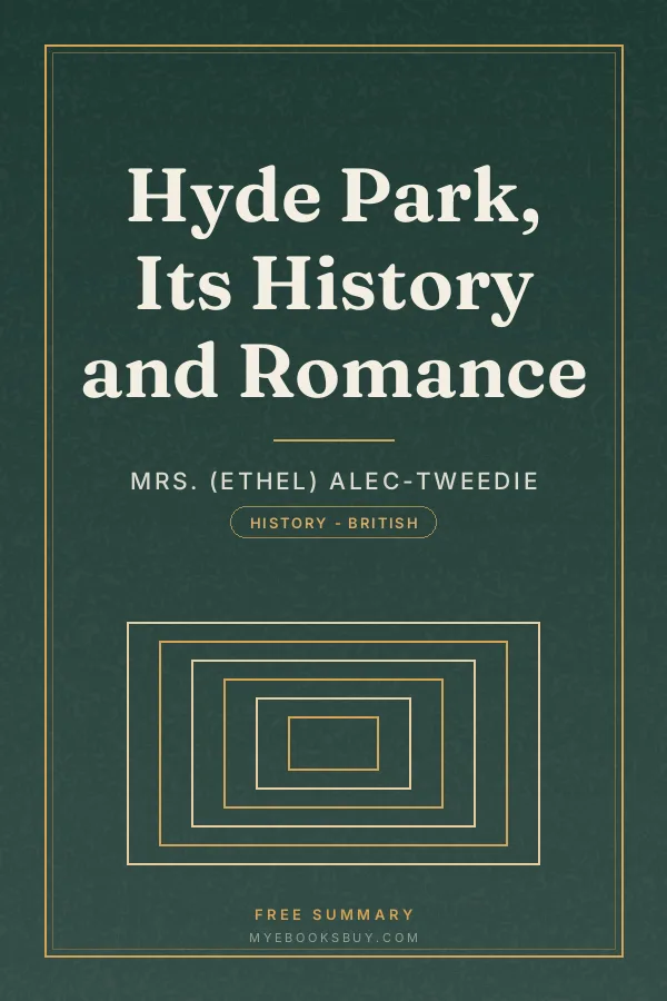 Cover of Hyde Park, Its History and Romance