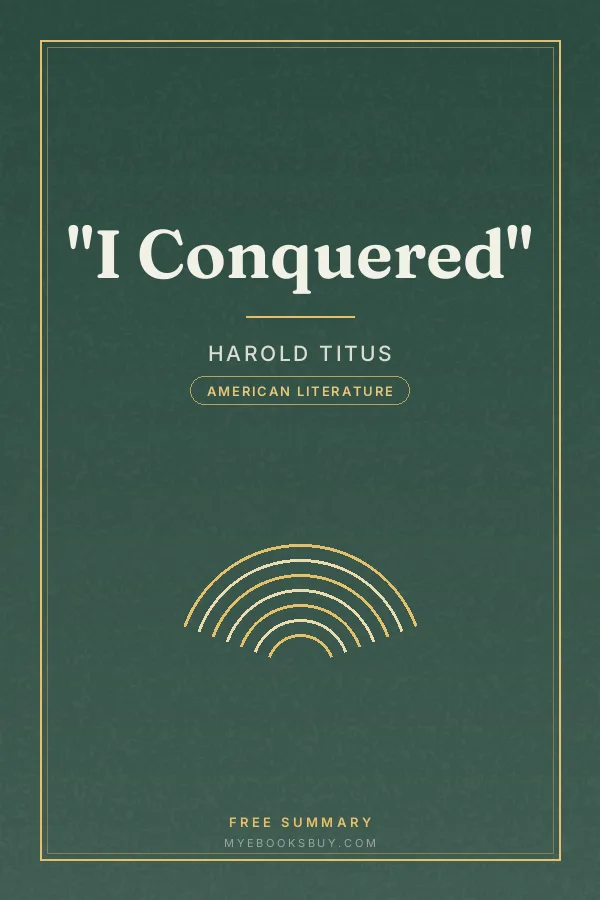 Cover of "I Conquered"