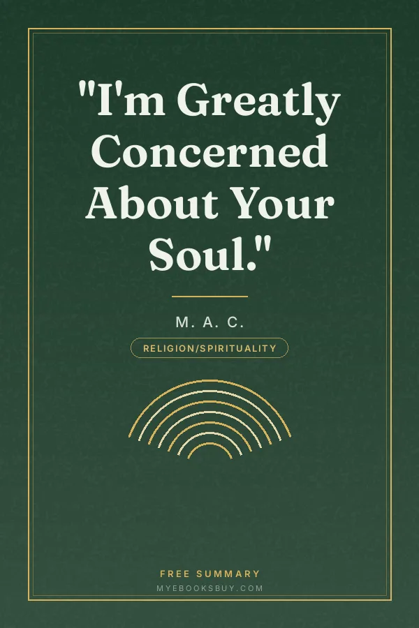 Cover of "I'm Greatly Concerned About Your Soul."