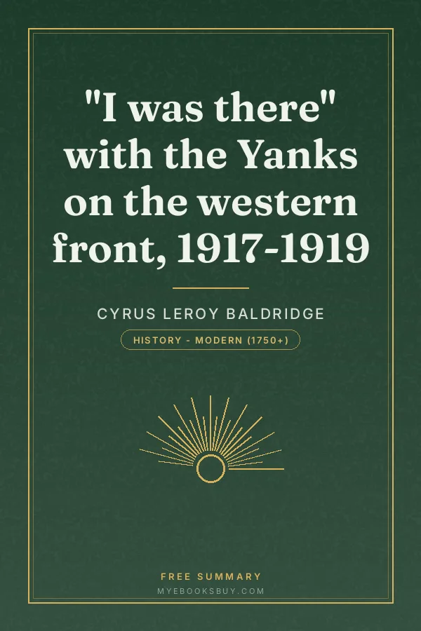 Cover of "I was there" with the Yanks on the western front, 1917-1919