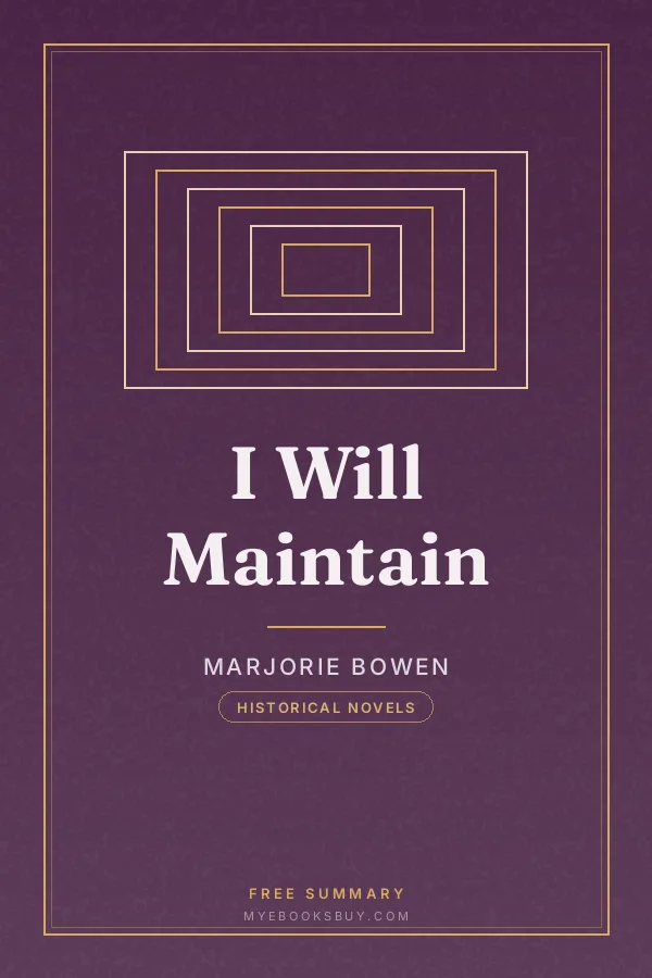 Cover of I Will Maintain