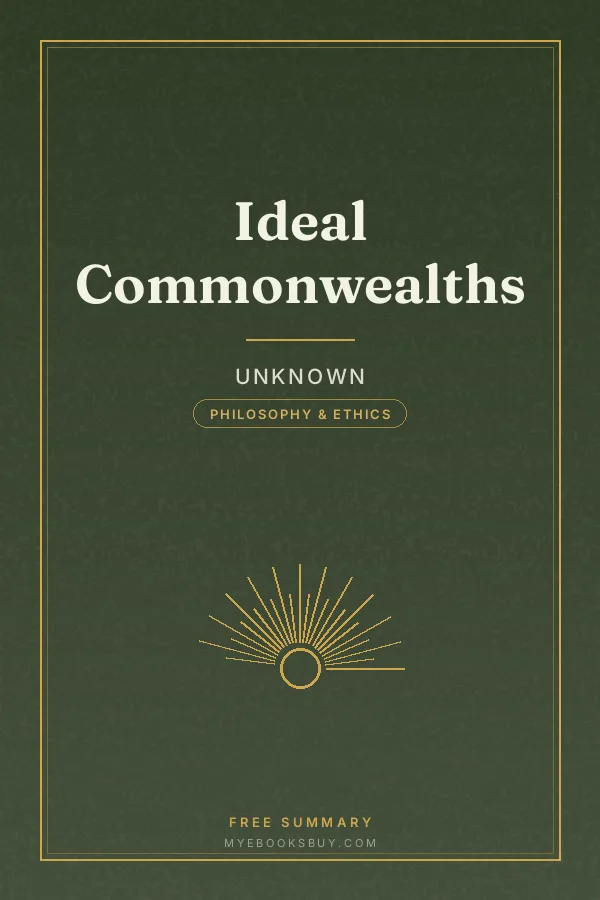Cover of Ideal Commonwealths