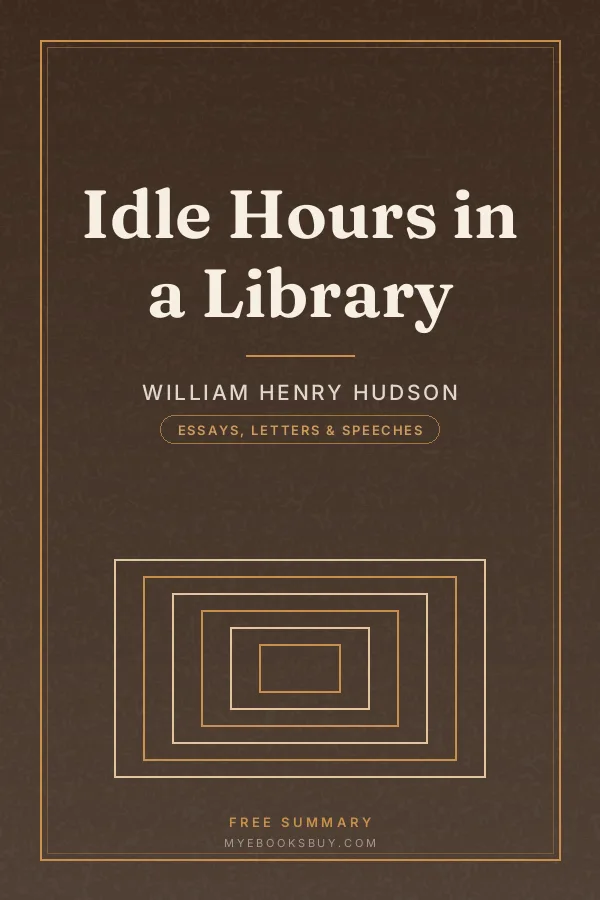 Cover of Idle Hours in a Library