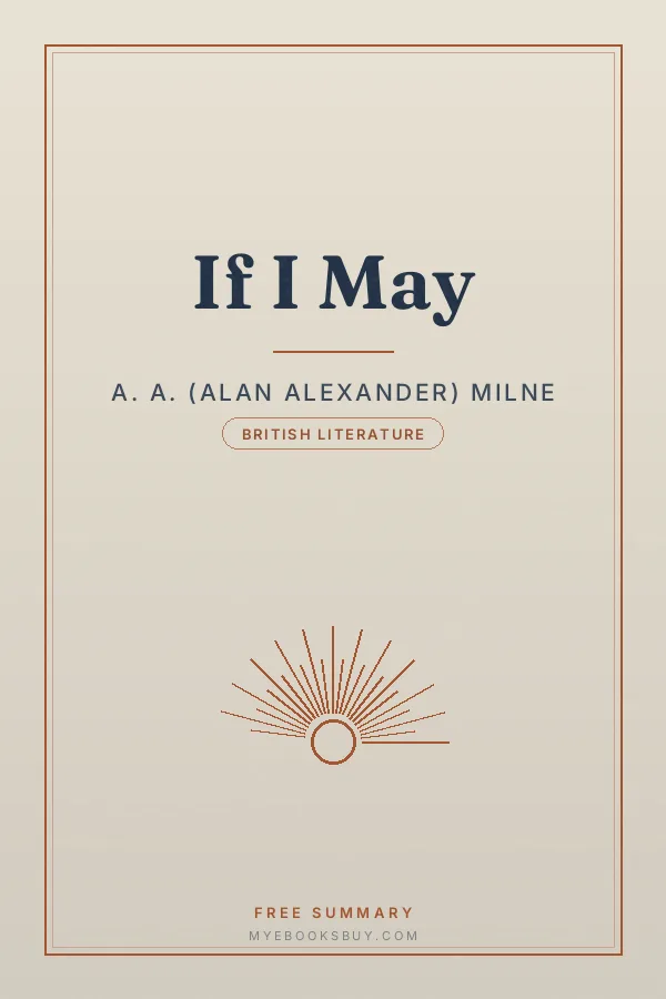 Cover of If I May
