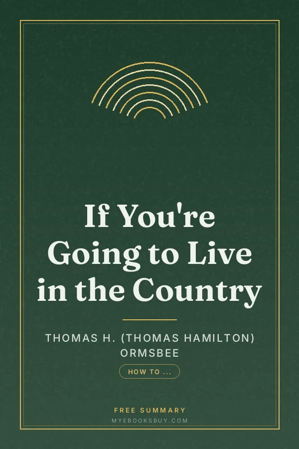Cover of If You're Going to Live in the Country