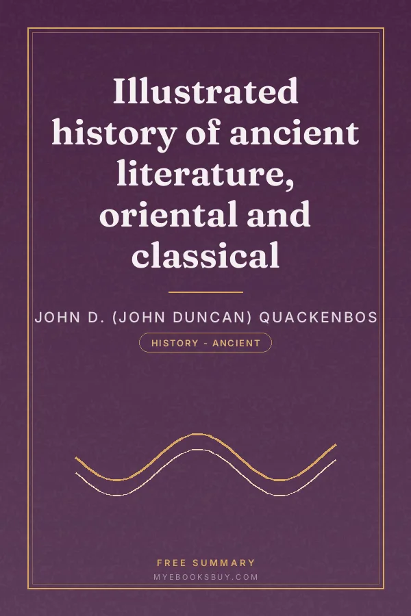 Cover of Illustrated history of ancient literature, oriental and classical