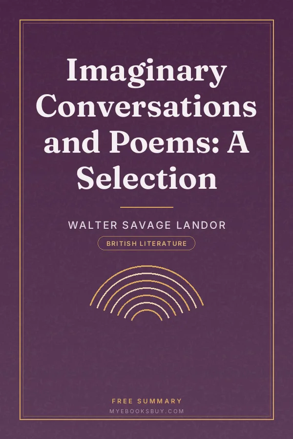 Cover of Imaginary Conversations and Poems: A Selection
