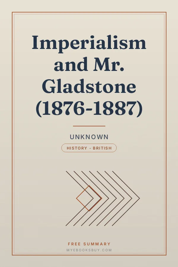 Cover of Imperialism and Mr. Gladstone (1876-1887)