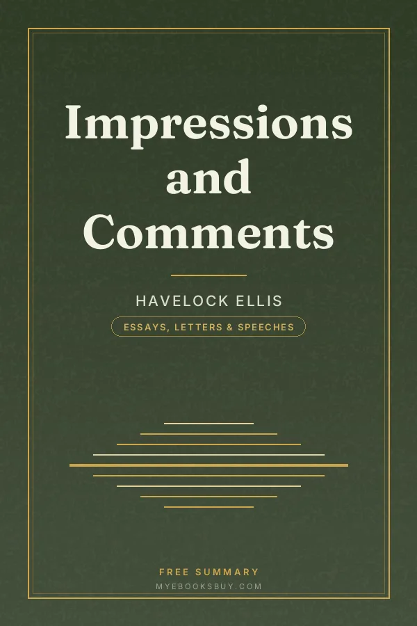 Cover of Impressions and Comments