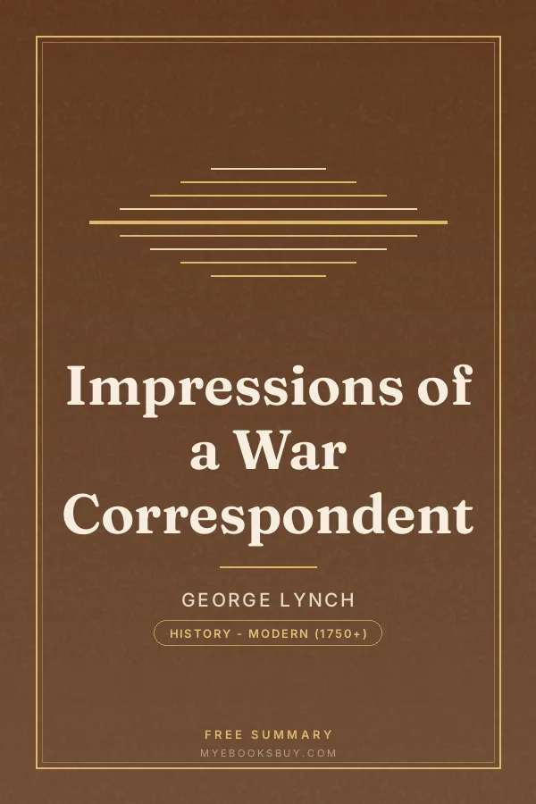 Cover of Impressions of a War Correspondent