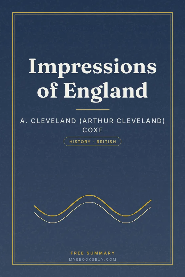 Cover of Impressions of England