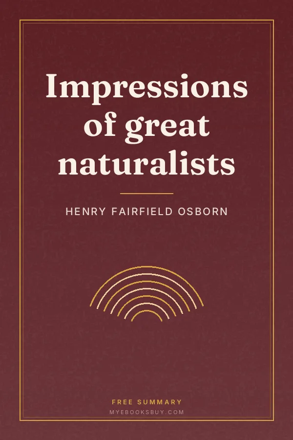 Cover of Impressions of great naturalists