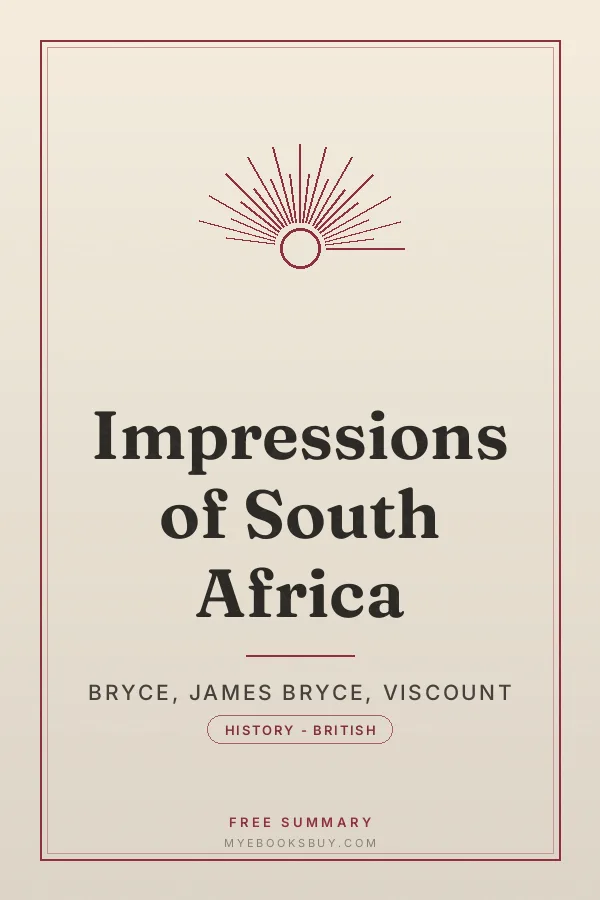Cover of Impressions of South Africa