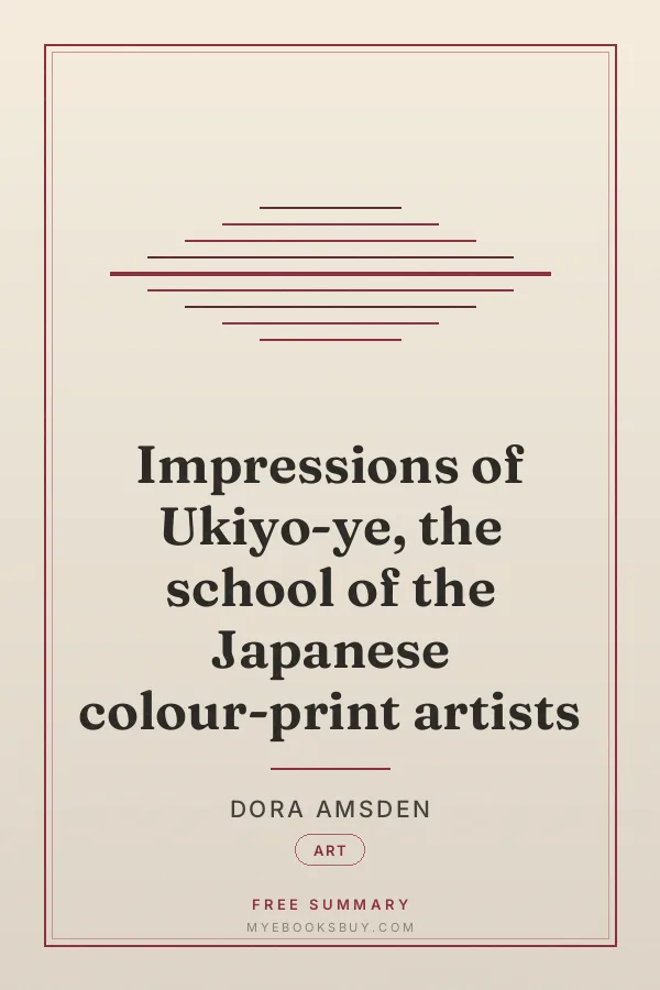 Cover of Impressions of Ukiyo-ye, the school of the Japanese colour-print artists