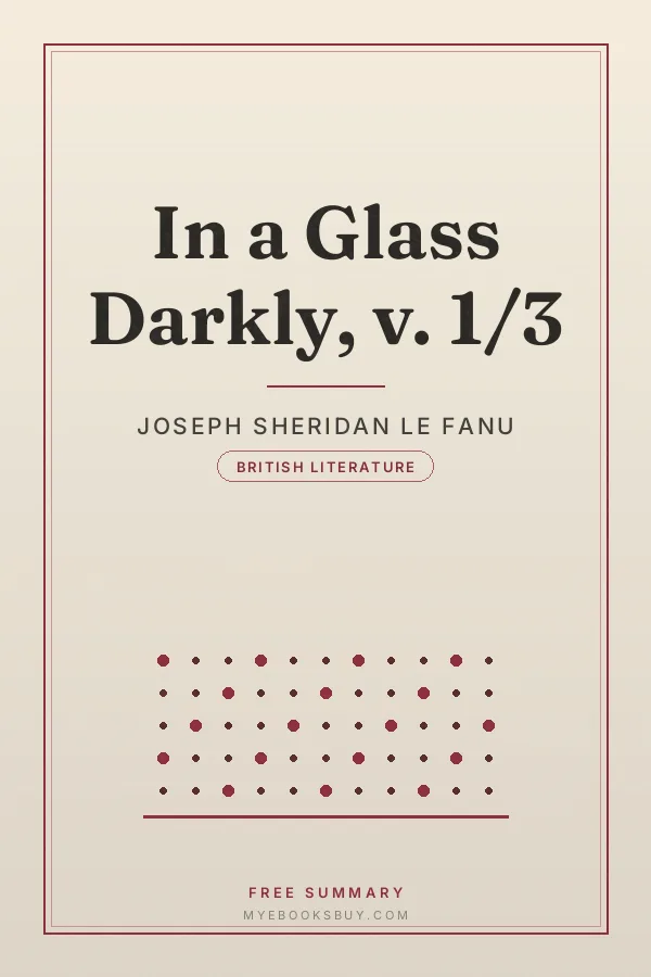 Cover of In a Glass Darkly, v. 1/3