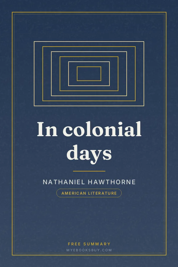 Cover of In colonial days