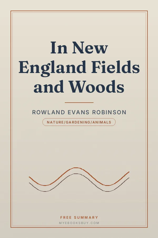 Cover of In New England Fields and Woods