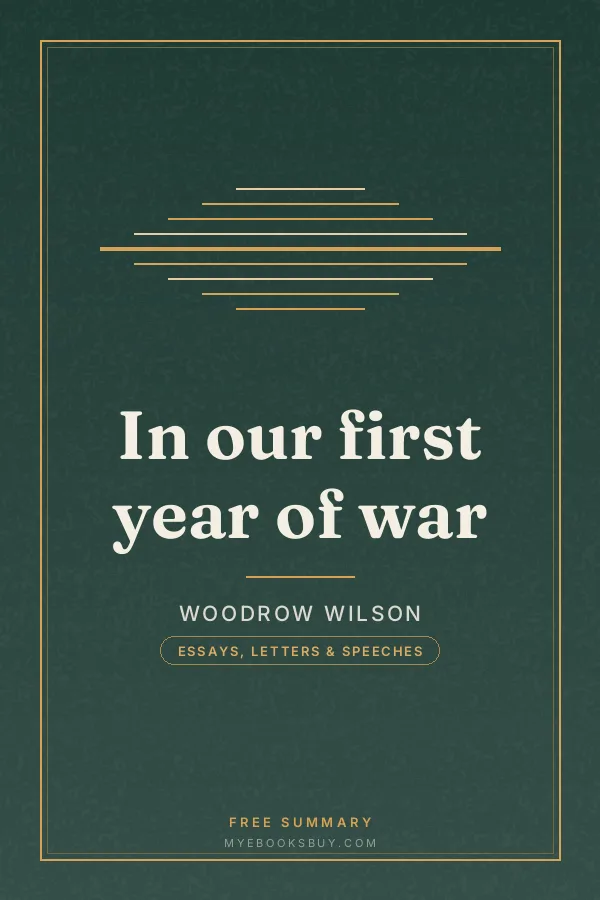 Cover of In our first year of war