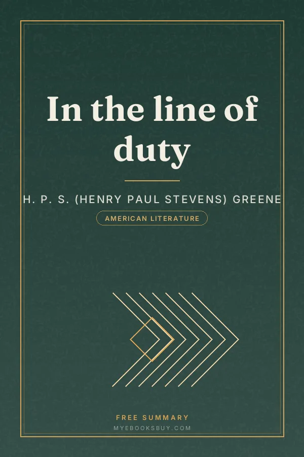 Cover of In the line of duty