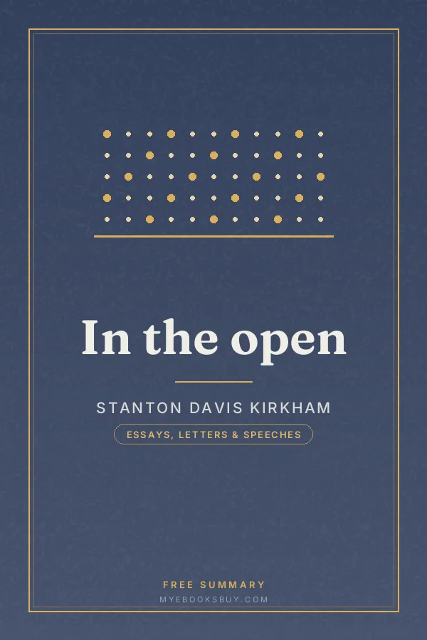 Cover of In the open