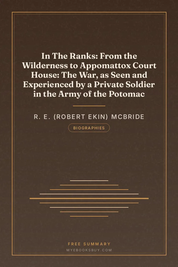 Cover of In The Ranks: From the Wilderness to Appomattox Court House: The War, as Seen and Experienced by a Private Soldier in the Army of the Potomac