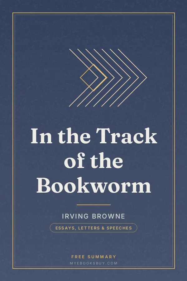 Cover of In the Track of the Bookworm