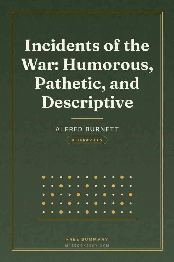 Cover of Incidents of the War: Humorous, Pathetic, and Descriptive