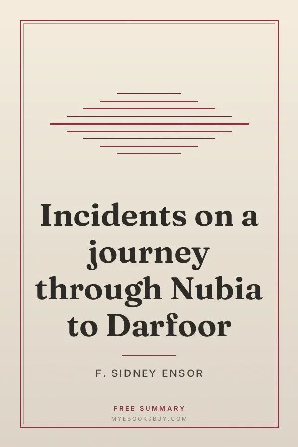 Cover of Incidents on a journey through Nubia to Darfoor