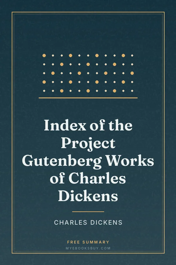 Cover of Index of the Project Gutenberg Works of Charles Dickens