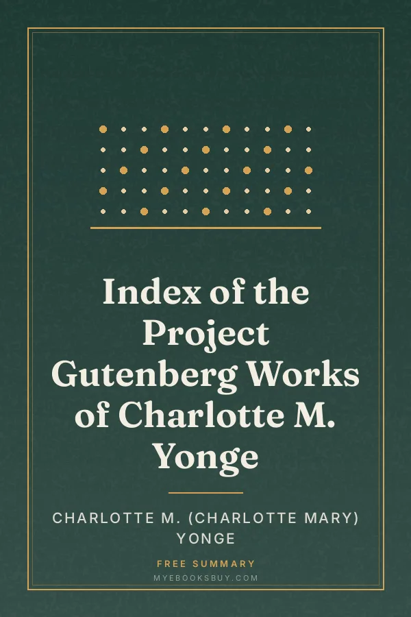 Cover of Index of the Project Gutenberg Works of Charlotte M. Yonge