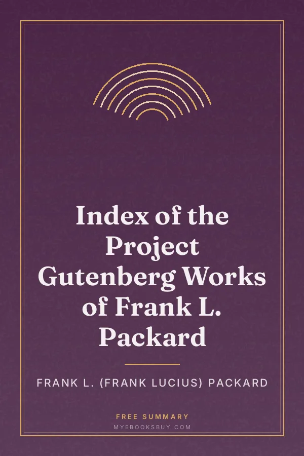 Cover of Index of the Project Gutenberg Works of Frank L. Packard