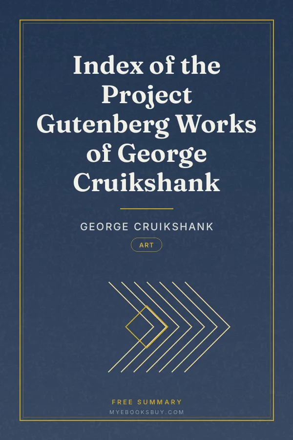 Cover of Index of the Project Gutenberg Works of George Cruikshank