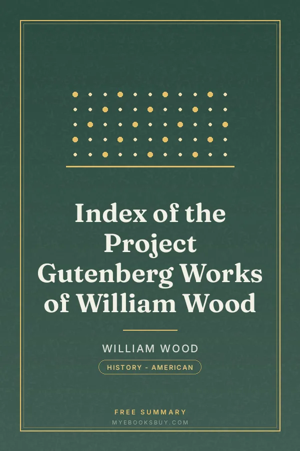 Cover of Index of the Project Gutenberg Works of William Wood