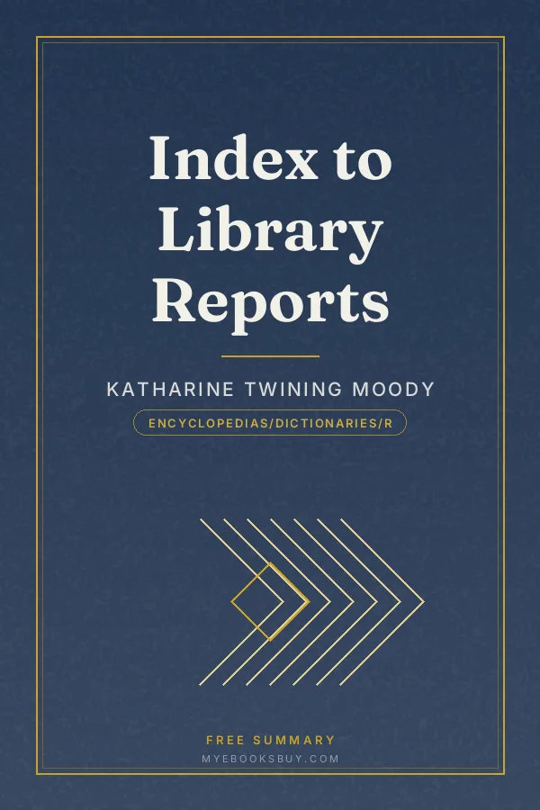 Cover of Index to Library Reports