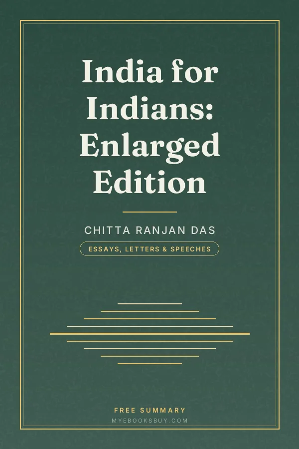 Cover of India for Indians: Enlarged Edition