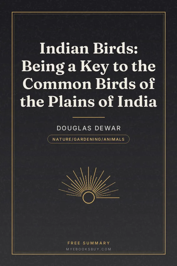 Cover of Indian Birds: Being a Key to the Common Birds of the Plains of India