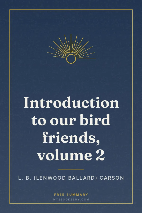 Cover of Introduction to our bird friends, volume 2