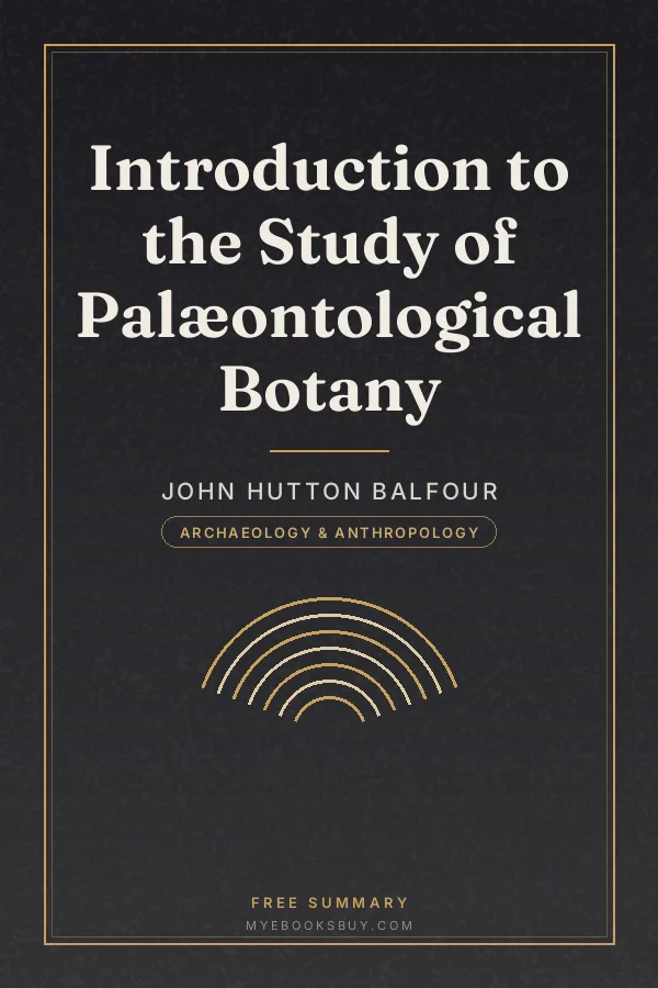 Cover of Introduction to the Study of Palæontological Botany