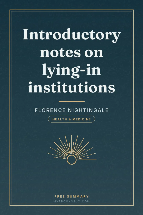 Cover of Introductory notes on lying-in institutions