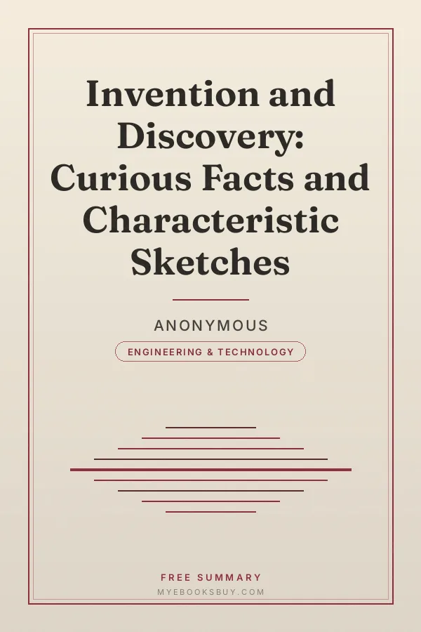 Cover of Invention and Discovery: Curious Facts and Characteristic Sketches