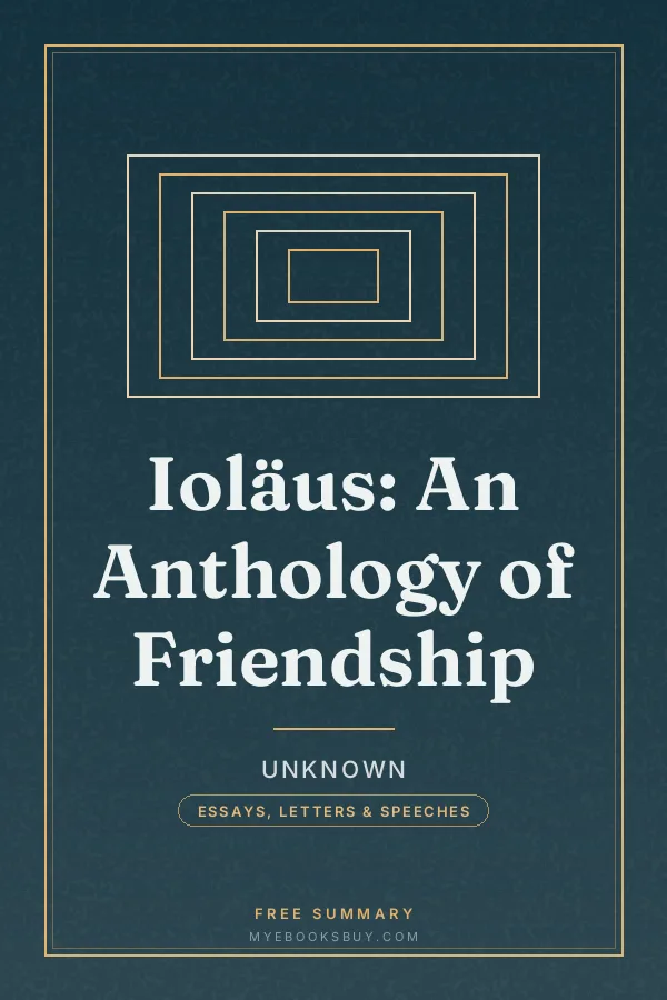 Cover of Ioläus: An Anthology of Friendship