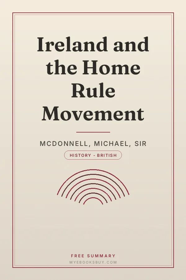 Cover of Ireland and the Home Rule Movement