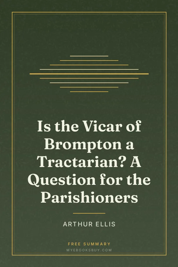 Cover of Is the Vicar of Brompton a Tractarian? A Question for the Parishioners